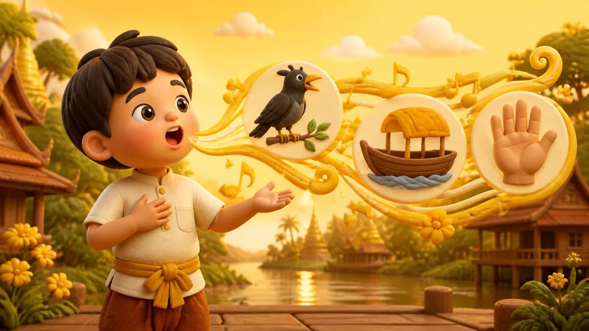 ภาพประกอบเกม แม่ ก กา ฟังเสียงให้ชัด