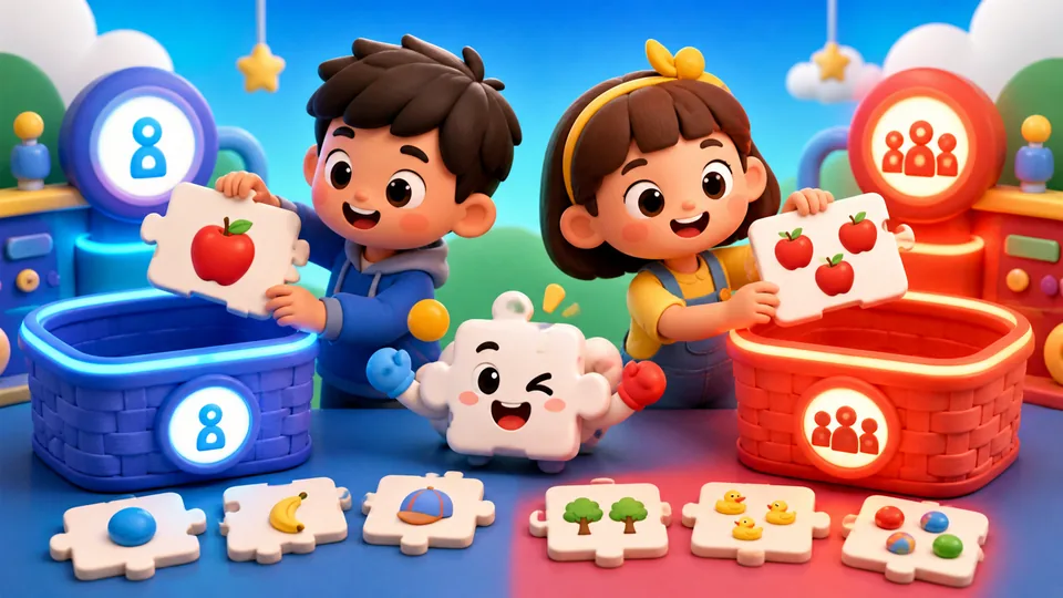 ภาพประกอบเกม Is / Are Sorting