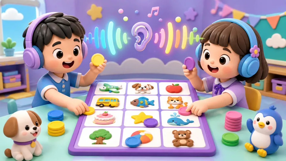 ภาพประกอบเกม Phonics Bingo