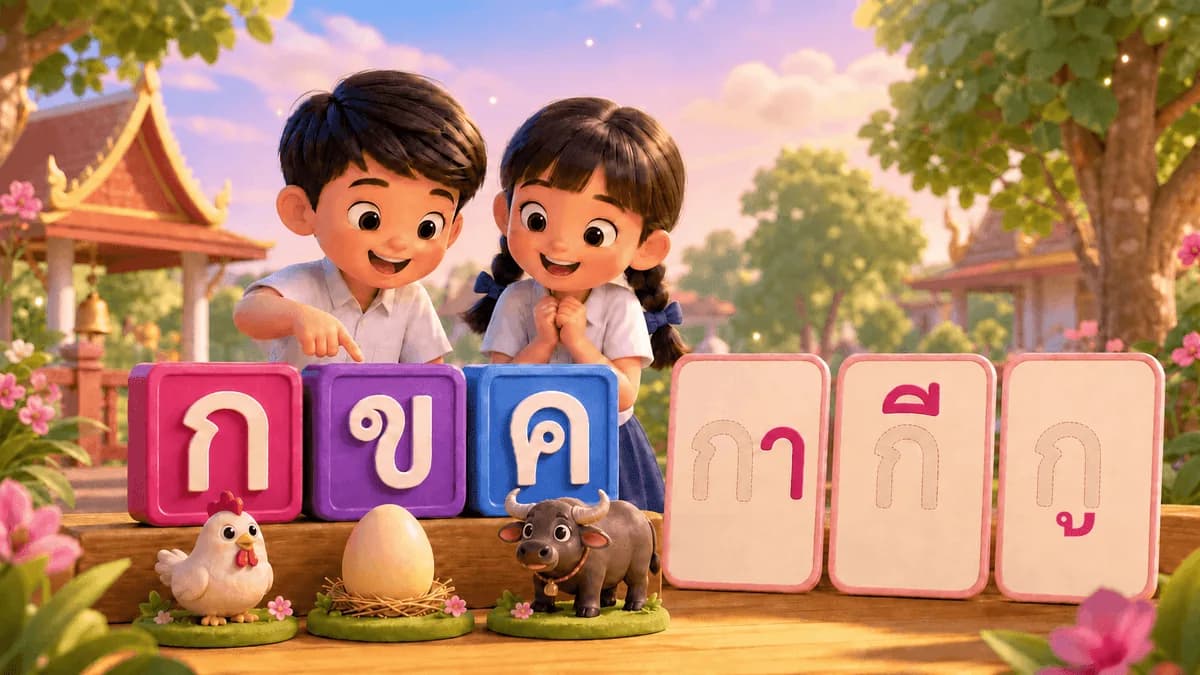 ภาพประกอบเกม อาณาจักรภาษาไทย อ่านออก เขียนได้